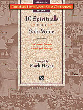 10 Spirituals for Solo Voice Vocal Solo & Collections sheet music cover Thumbnail